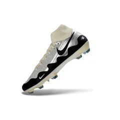 Nike x Patta Mercurial Superfly Elite Silver, Black and White Firm Ground FG Football Boot