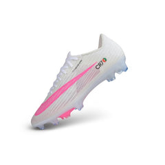 Nike Air Zoom Mercurial Superfly 11 Elite White and Pink CR7 Pack Firm Ground FG Football Boot
