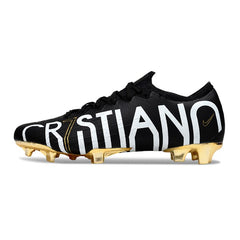 Nike Air Zoom Mercurial Vapor 12 Elite Black Cristiano Pack Firm Ground FG Football Boot