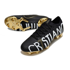 Nike Air Zoom Mercurial Vapor 12 Elite Black Cristiano Pack Firm Ground FG Football Boot
