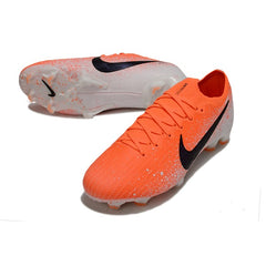 Nike Air Zoom Mercurial Vapor 12 Elite Orange and White Firm Ground FG Football Boot