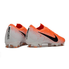 Nike Air Zoom Mercurial Vapor 12 Elite Orange and White Firm Ground FG Football Boot