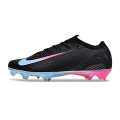 Nike Air Zoom Mercurial Vapor 16 Elite Black Light Blue and Pink Firm Ground FG Football Boot