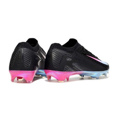 Nike Air Zoom Mercurial Vapor 16 Elite Black Light Blue and Pink Firm Ground FG Football Boot