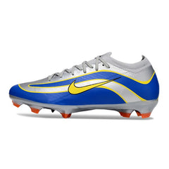 Nike Air Zoom Mercurial Vapor 16 Elite Grey and Blue Firm Ground FG Football Boot