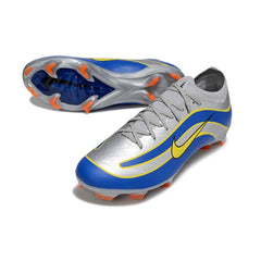 Nike Air Zoom Mercurial Vapor 16 Elite Grey and Blue Firm Ground FG Football Boot