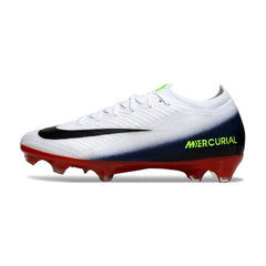 Nike Air Zoom Mercurial Vapor 16 Elite White Red and Blue Firm Ground FG Football Boot
