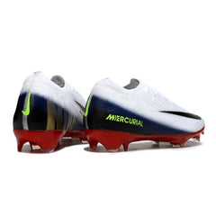 Nike Air Zoom Mercurial Vapor 16 Elite White Red and Blue Firm Ground FG Football Boot