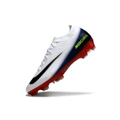 Nike Air Zoom Mercurial Vapor 16 Elite White Red and Blue Firm Ground FG Football Boot