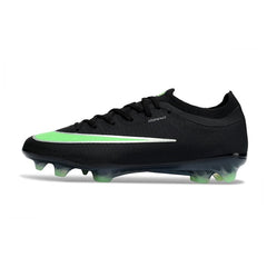 Nike Air Zoom Mercurial Vapor 17 Atomknit Elite Black and Green Firm Ground FG Football Boot
