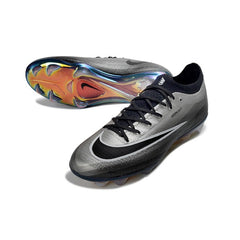 Nike Air Zoom Mercurial Vapor 17 Atomknit Elite Black and Silver Firm Ground FG Football Boot