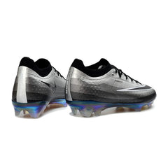Nike Air Zoom Mercurial Vapor 17 Atomknit Elite Black and Silver Firm Ground FG Football Boot