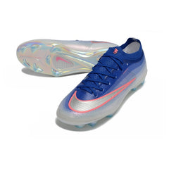 Nike Air Zoom Mercurial Vapor 17 Atomknit Elite Blue and White Firm Ground FG Football Boot