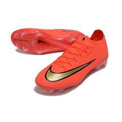 Nike Air Zoom Mercurial Vapor 17 Atomknit Elite Orange and Golden Firm Ground FG Football Boot
