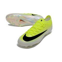 Nike Air Zoom Mercurial Vapor 17 Atomknit Elite Yellow, Black and White Firm Ground FG Football Boot