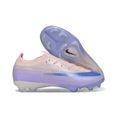 Nike Air Zoom Mercurial Vapor 17 Elite Beige and Purple Firm Ground FG Kids Football Boot