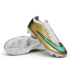 Nike Air Zoom Mercurial Vapor 17 Elite Golden, Black and White Firm Ground FG Football Boot