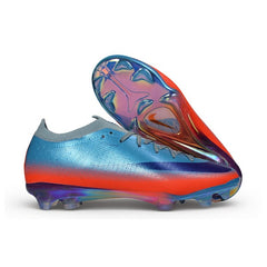 Nike Air Zoom Mercurial Vapor 17 Elite Light Blue, Purple and Orange Firm Ground FG Football Boot