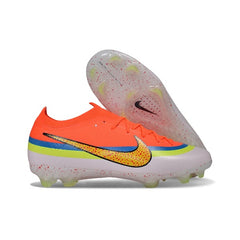 Nike Air Zoom Mercurial Vapor 17 Elite Orange, Blue and White Firm Ground FG Kids Football Boot