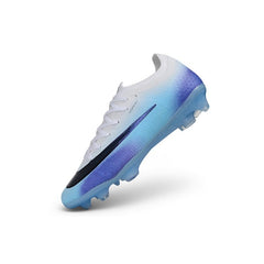 Nike Air Zoom Mercurial Vapor 17 Elite White and Blue Firm Ground FG Football Boot
