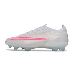 Nike Air Zoom Mercurial Vapor 17 Elite White and Pink Firm Ground FG Football Boot