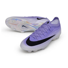 Nike Air Zoom Mercurial Vapor 17 Elite White and Purple Firm Ground FG Football Boot