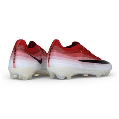 Nike Air Zoom Mercurial Vapor 17 Elite White and Red Firm Ground FG Football Boot