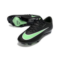 Nike Air Zoom Mercurial Vapor 17 Flyweave Elite Black and Green Firm Ground FG Football Boot