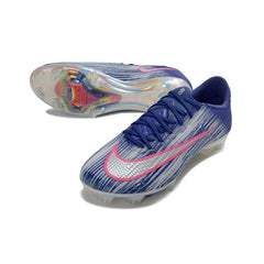 Nike Air Zoom Mercurial Vapor 17 Flyweave Elite Blue, White and Pink Firm Ground FG Football Boot