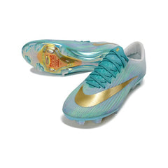 Nike Air Zoom Mercurial Vapor 17 Flyweave Elite Light Blue and White Firm Ground FG Football Boot