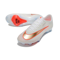 Nike Air Zoom Mercurial Vapor 17 Flyweave Elite White and Orange Firm Ground FG Football Boot