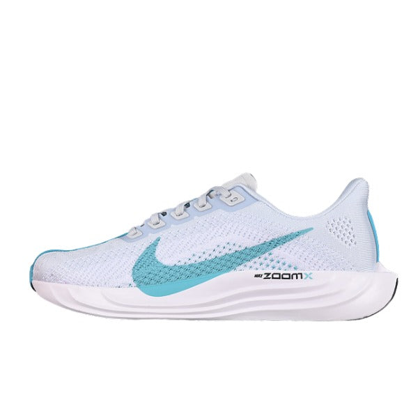 Nike Air Zoom Pegasus 35 White and Blue  Running Shoes