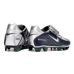 Nike Air Zoom Total 90 III Blue and Silver Firm Ground FG Football Boot
