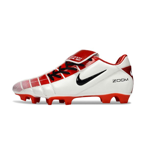 Nike Air Zoom Total 90 III White and Red Firm Ground FG Football