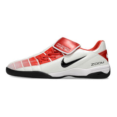 Nike Air Zoom Total 90 III White and Red Indoor IC Football Boot