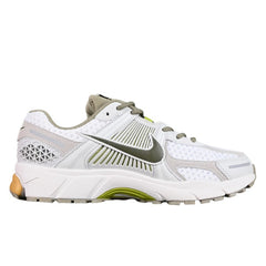 Nike Air Zoom Vomero 5 White and Gray/Yellow Running Shoes