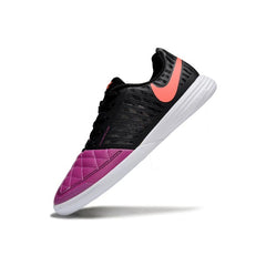 Nike Lunar Gato II Black and Purple Indoor IC Football Boot