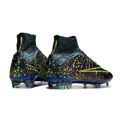 Nike Mercurial Superfly 4 Elite Purple and Green Firm Ground FG Football Boot