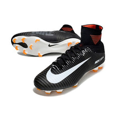 Nike Mercurial Superfly 5 Elite Black and White Firm Ground FG Football Boot