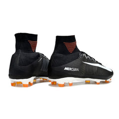 Nike Mercurial Superfly 5 Elite Black and White Firm Ground FG Football Boot