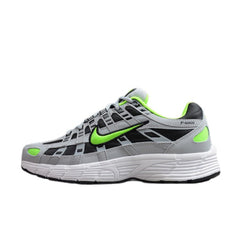 Nike P-6000 Gray and Green Running Shoes