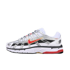 Nike P-6000 Silver and Red Running Shoes
