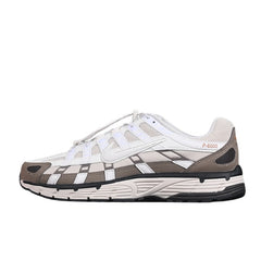 Nike P-6000 White and Brown Running Shoes