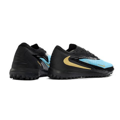 Nike Phantom 6 Elite Black and Blue Turf TF Football Boot