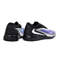 Nike Phantom 6 Elite Black Blue and Silver Turf TF Football Boot