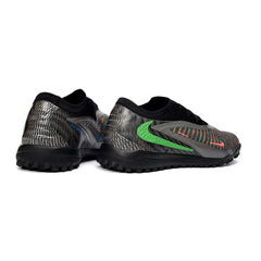 Nike Phantom 6 Elite Black, Gray and Green Turf TF Football Boot