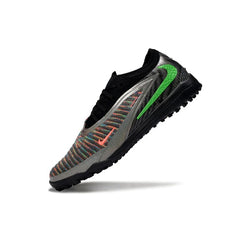 Nike Phantom 6 Elite Black, Gray and Green Turf TF Football Boot