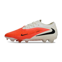 Nike Phantom 6 Elite By You White and Orange Firm Ground FG Football Boot