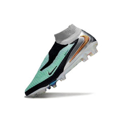 Nike Phantom 6 Elite Light Green and Silver Firm Ground FG Football Boot
