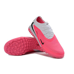 Nike Phantom 6 Elite Pink and White Turf TF Kids Football Boot